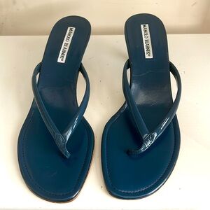 COPY - Manolo Blahnik Thong Sandal with heel